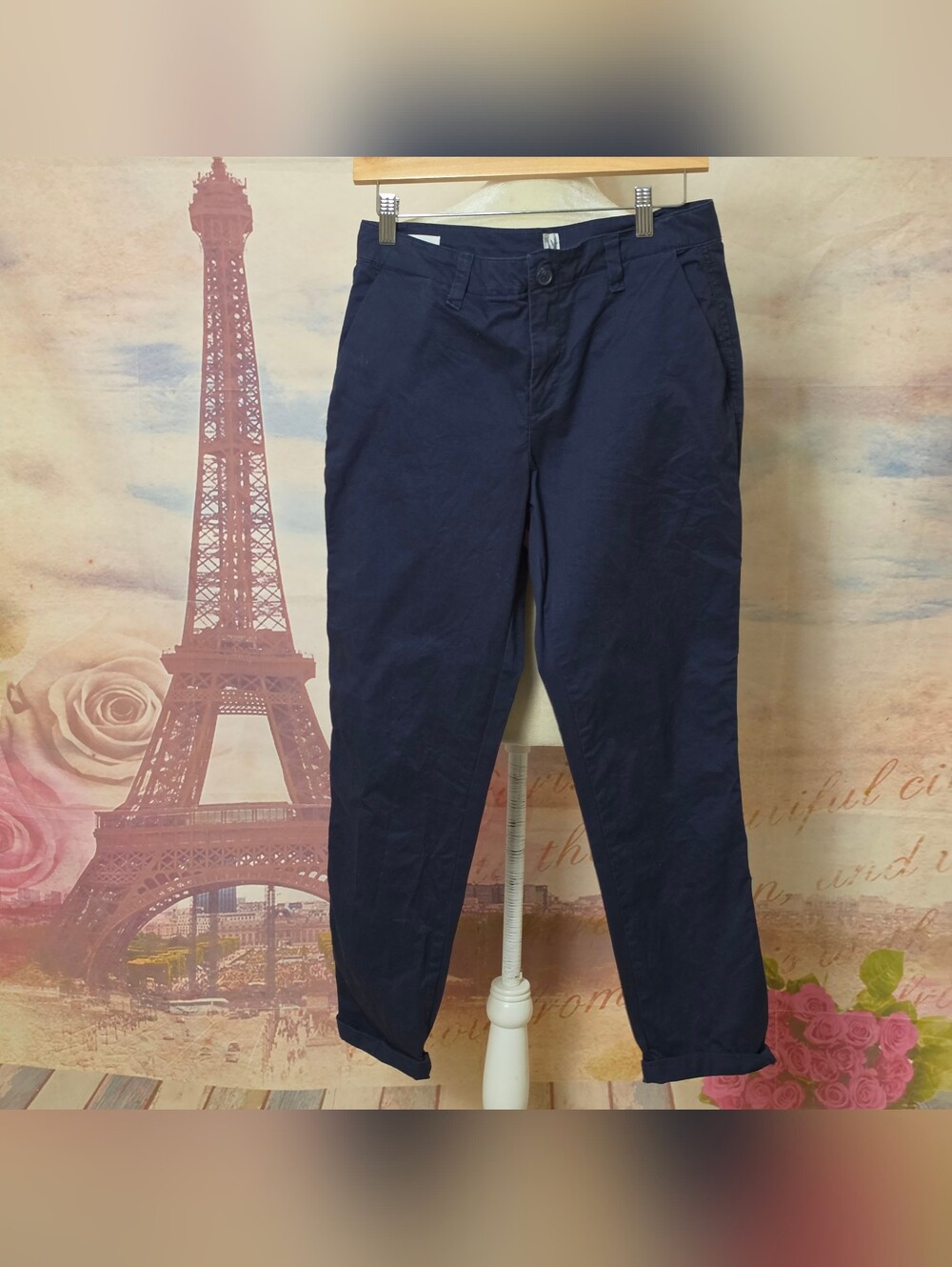GAP  Dark Navy Chino Pants Sz 4